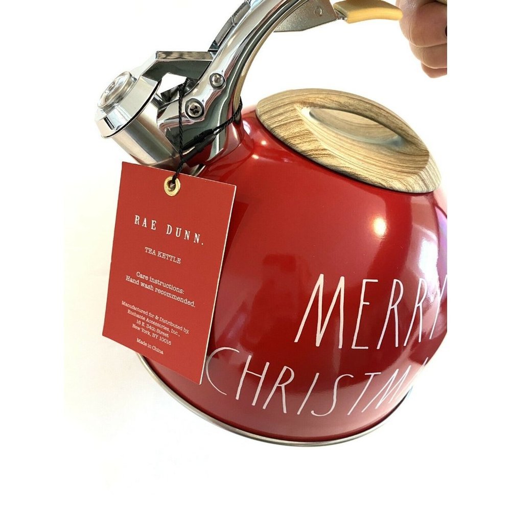 New Rae Dunn by Magenta 2020 Red Tea Kettle - Picture 7 of 10
